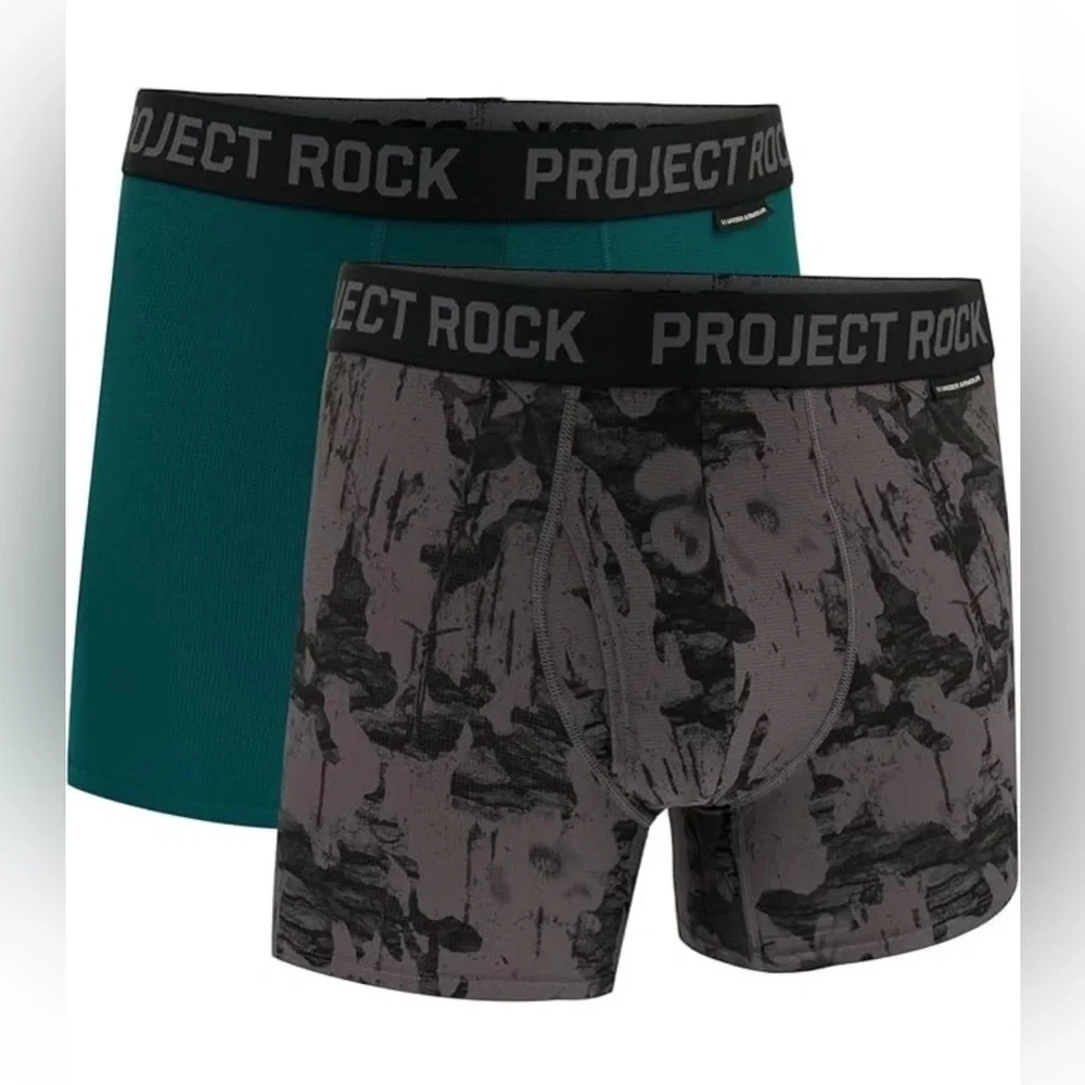 Under Armour Project Rock Tech 5” Mesh BoxerJock Men’s Boxer Briefs 1383888-001